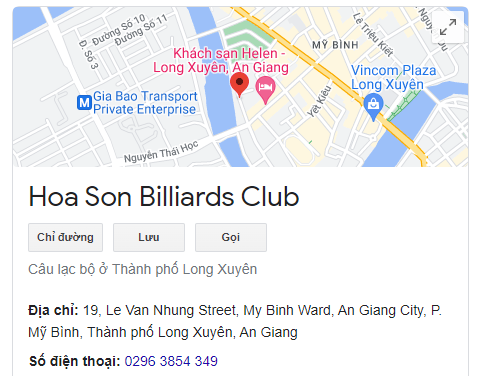 Hoa Son Billiards Club
