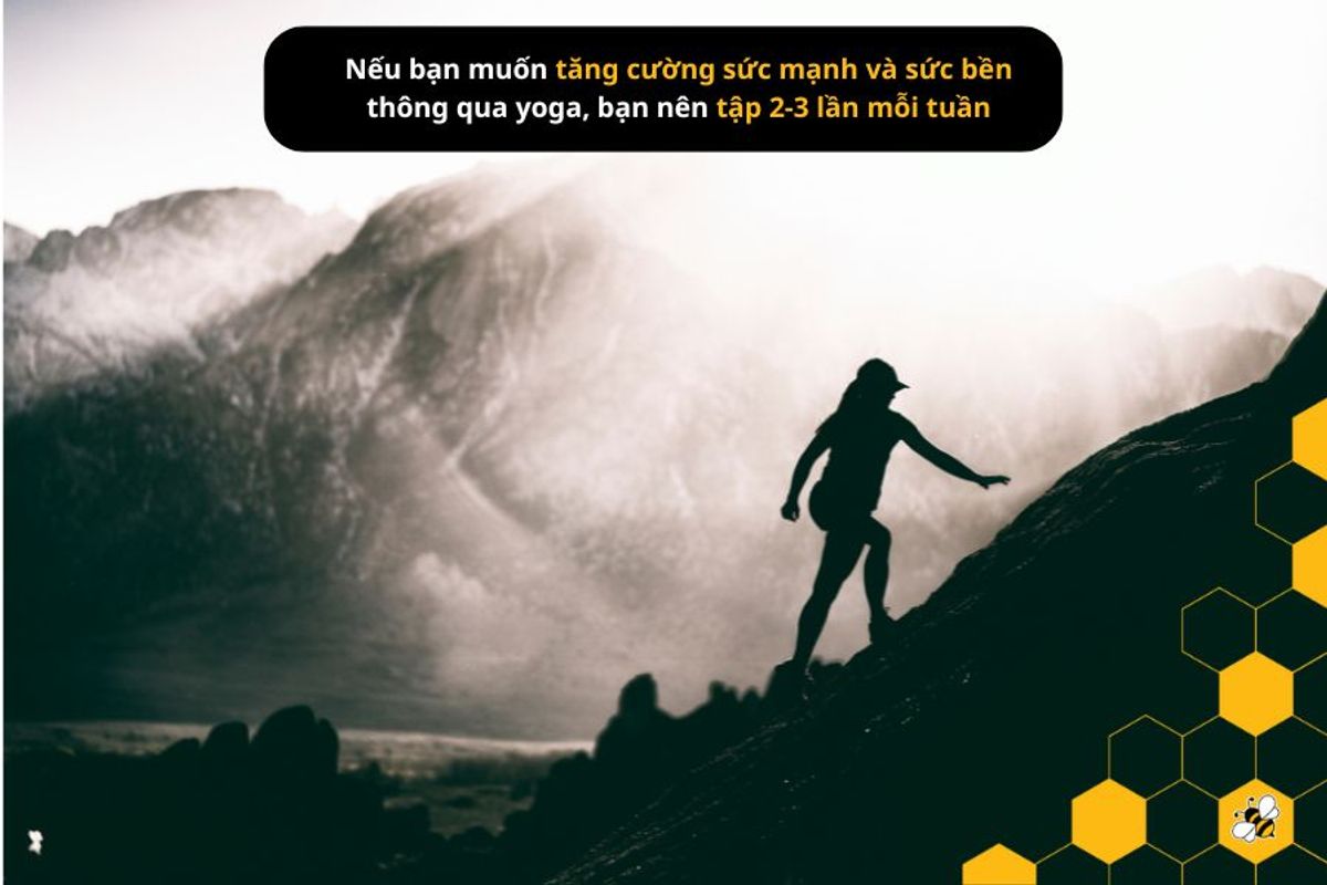 Nếu bạn muốn tăng cường sức mạnh và sức bền thông qua yoga, bạn nên tập 2-3 lần mỗi tuần