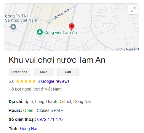 Khu vui chơi nước Tam An