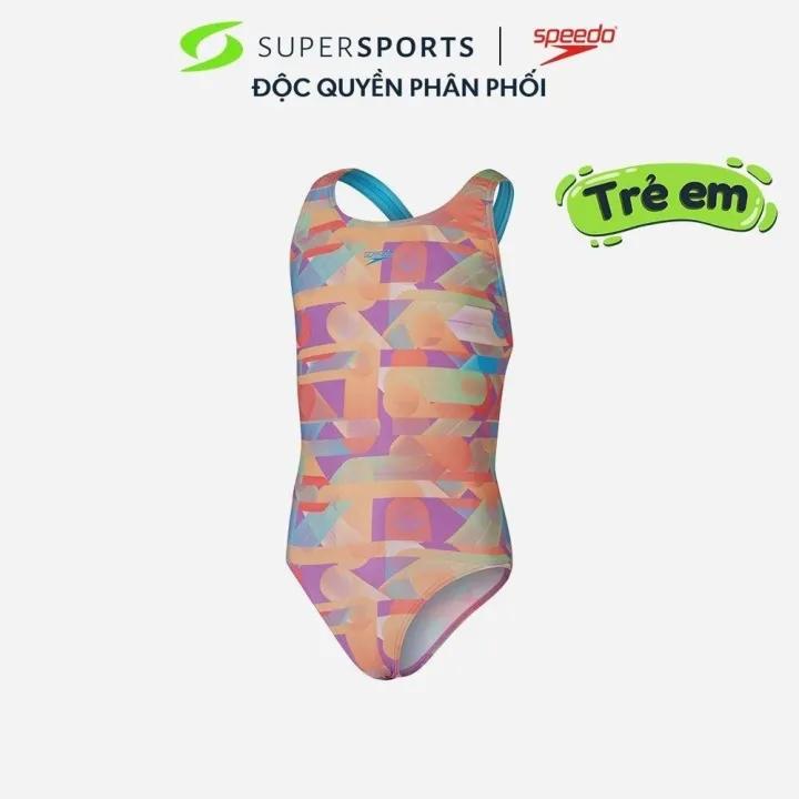 Đồ Bơi Một Mảnh Bé Gái Speedo Digital Allover - Hồng