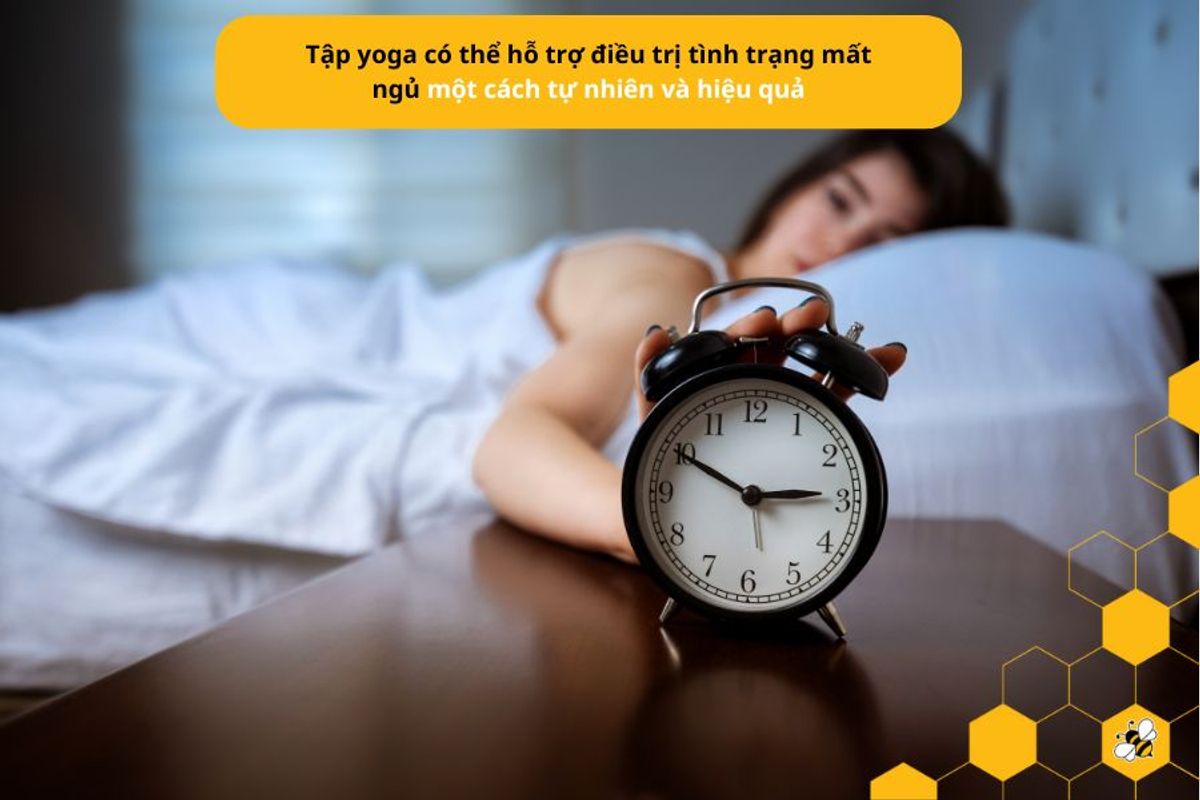 Tập yoga có thể hỗ trợ điều trị tình trạng m�ất ngủ một cách tự nhiên và hiệu quả