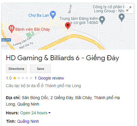 HD Gaming & Billiards 6 - Giếng Đáy