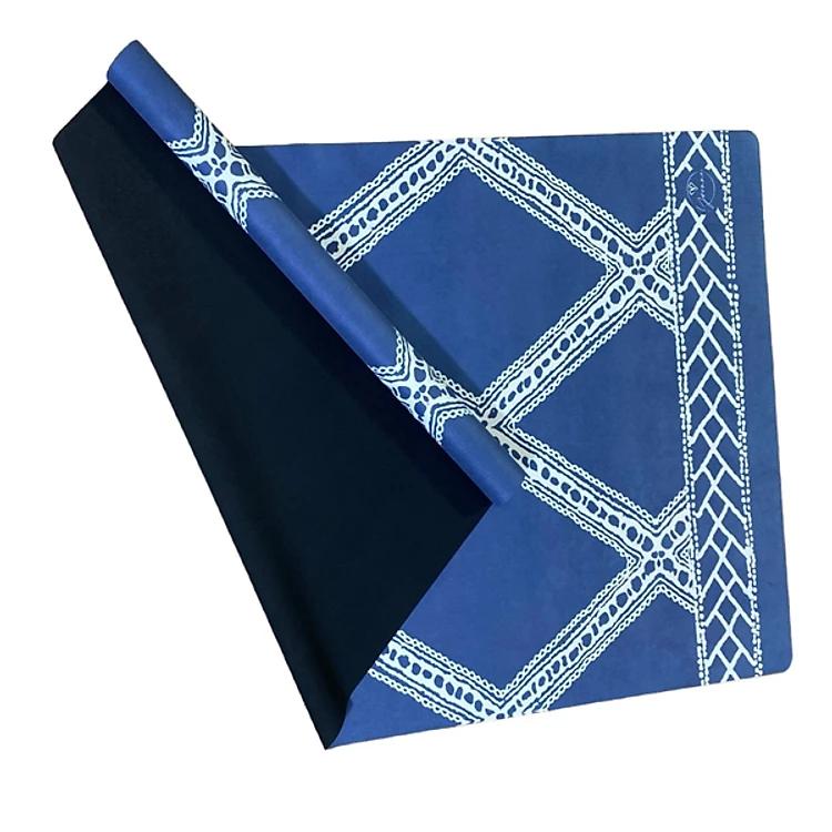 Thảm tập yoga du lịch cao cấp chính hãng Yvonne, Blue Navy