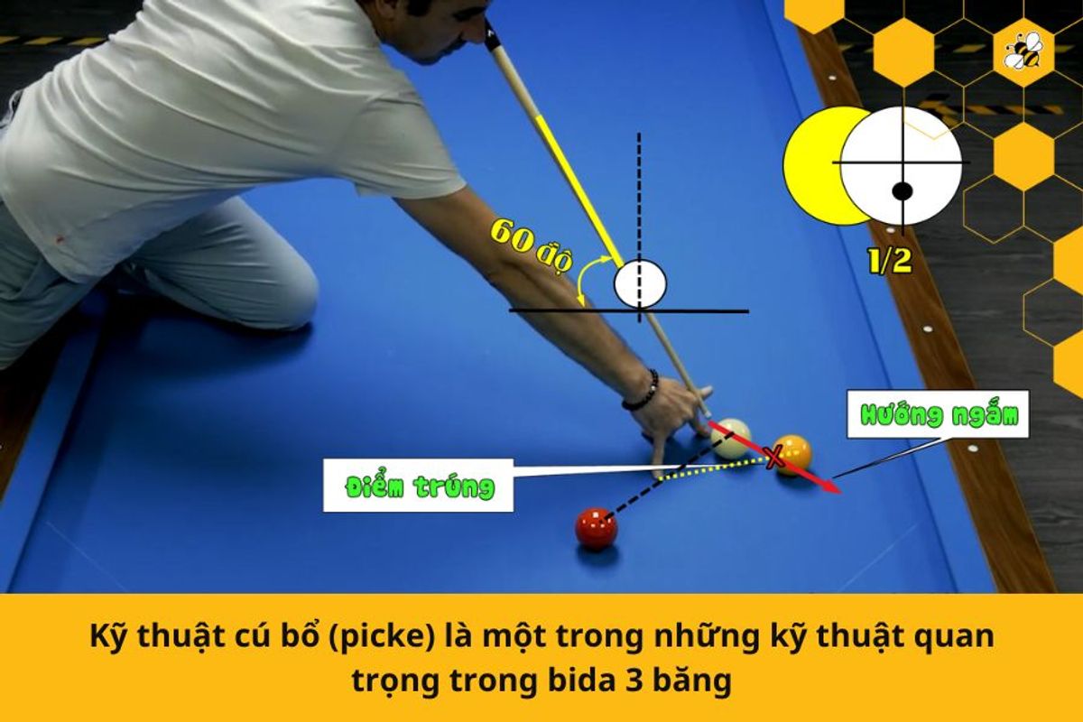 Kỹ thuật cú bổ (picke) là một trong những kỹ thuật quan trọng
