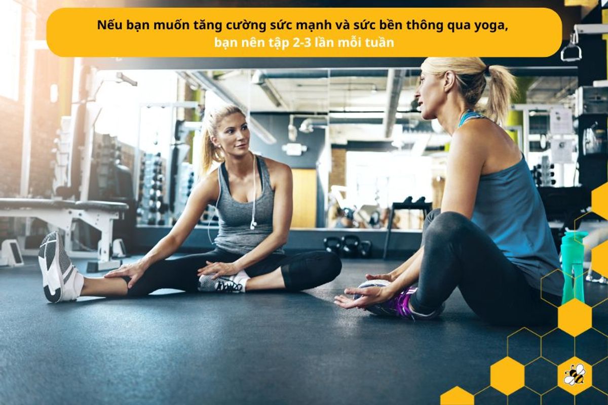 Nếu bạn muốn tăng cường sức mạnh và sức bền thông qua yoga,  bạn nên tập 2-3 lần mỗi tuần