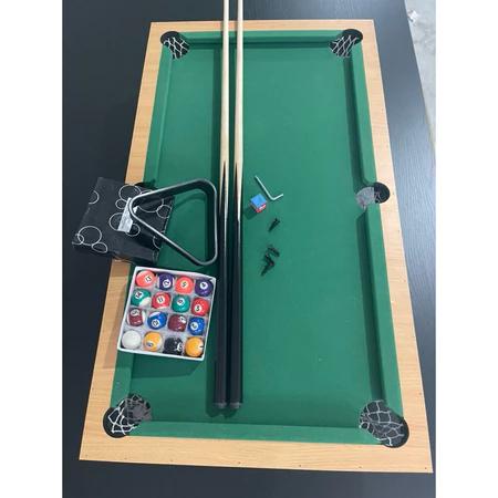 BÀN Bi A 92 x 52 x 19 Bàn BiDa Mini 6 Lỗ Cỡ Lớn, Bàn Bi Da Gỗ To Đại