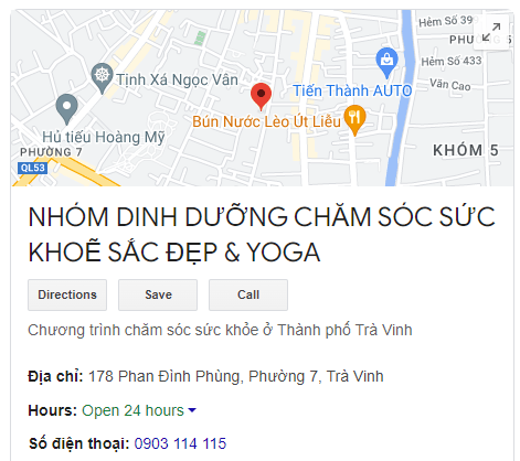 NHÓM DINH DƯỠNG CHĂM SÓC SỨC KHOẼ SẮC ĐẸP & YOGA