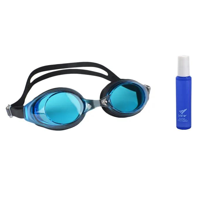 Bộ Kính Bơi VIEW V610 Chống Sương Mù Chống tia UV Và Dung Dịch Chống Sương Mù Anti-Fog VIEW TV330 15ml