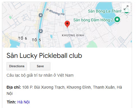 Sân Lucky Pickleball club