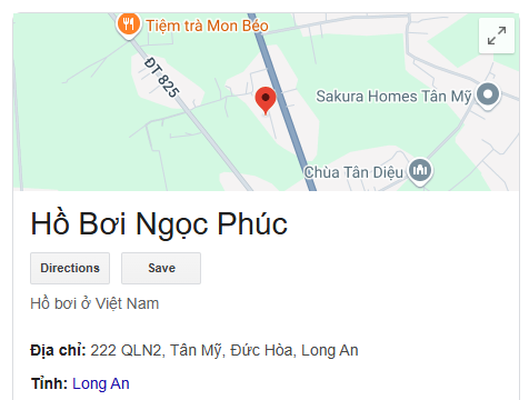 Hồ Bơi Ngọc Phúc