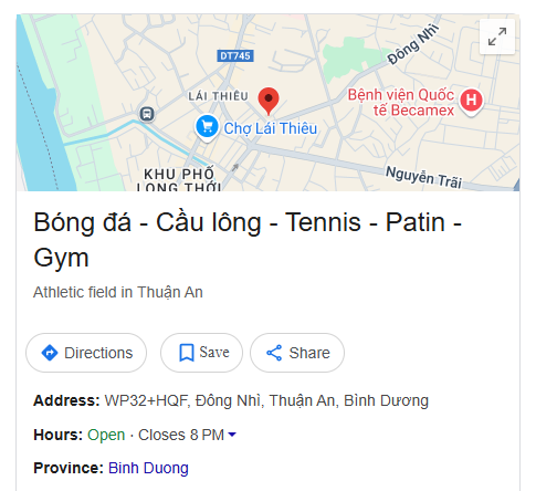 Bóng đá - Cầu lông - Tennis - Patin - Gym