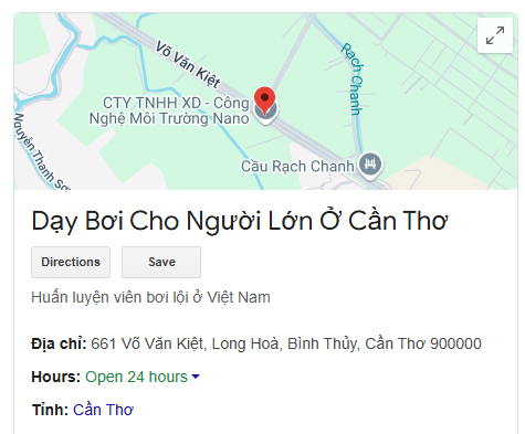 Dạy Bơi Cho Người Lớn Ở Cần Thơ