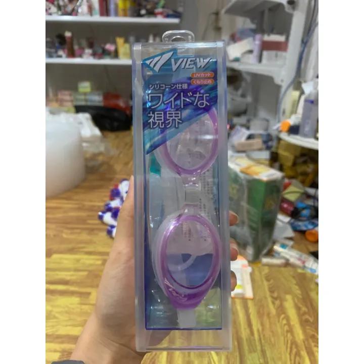 Kính bơi View V610 chống tia UV + chống đọng sương + quai đeo silicone siêu bền phù hợp cả nam và nữ