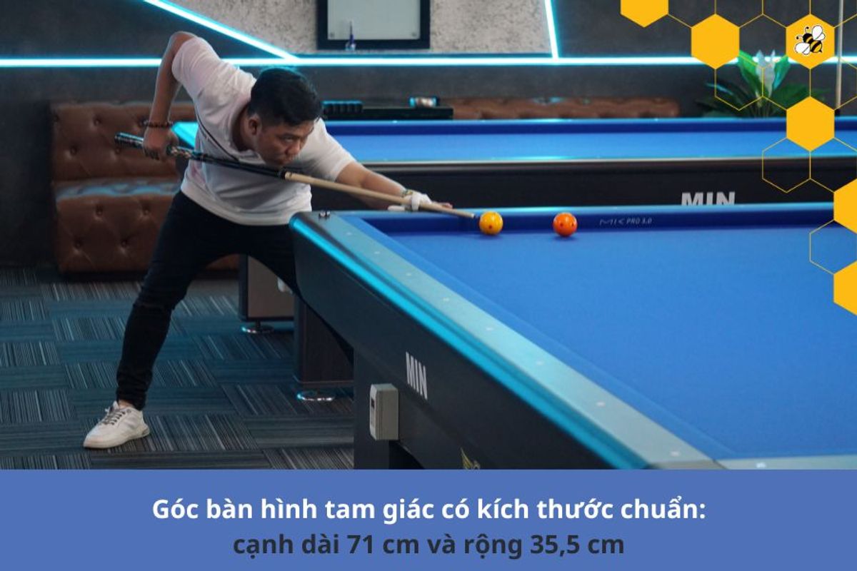 Góc bàn hình tam giác