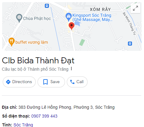 Clb Bida Thành Đạt
