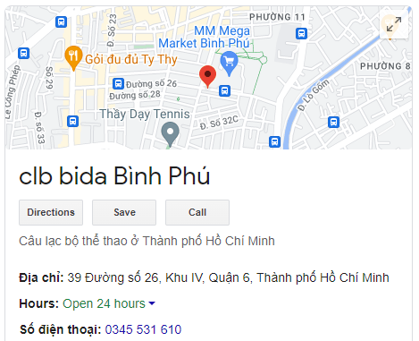 clb bida Bình Phú