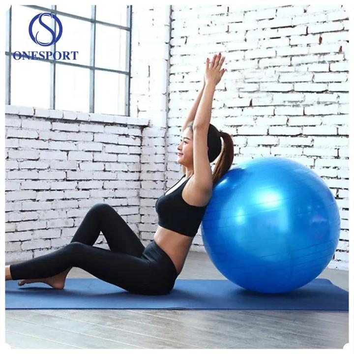 Bóng Tập Yoga Trơn 75CM cao su tự nhiên - 900g