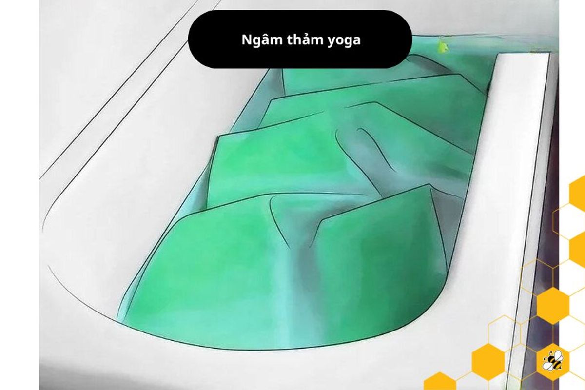 Ngâm thảm yoga