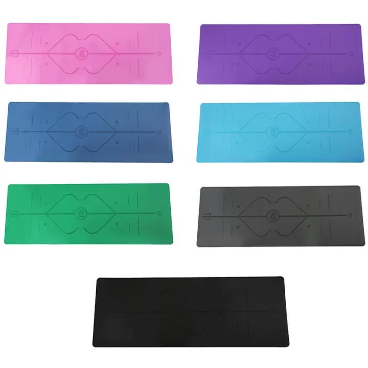 Thảm yoga định tuyến 5mm PU Cao su (Nặng 3kg)
