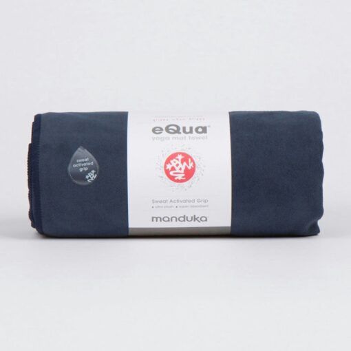 Khăn trải thảm Yoga Manduka eQua Mat Long Towel – Midnight