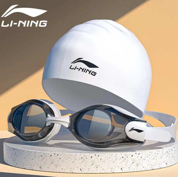 Kính Bơi LI-NING Độ Nét Cao Chống Nước Tuyệt Đối Tặng Kèm Nút Tai Kính Bơi LINING