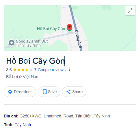 Hồ Bơi Cây Gòn