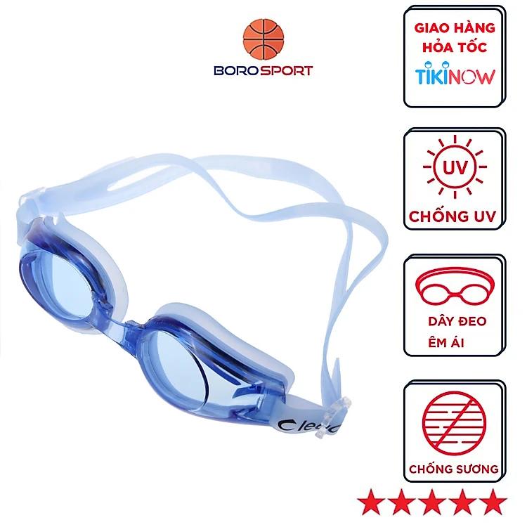 Kính Bơi Giá Tốt Kiếng Bơi Chính Hãng Chống Sương Đệm Mắt Cao Su Dây Đeo Êm Ái Cleacco SG8100 Boro Sport
