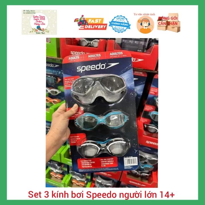 Set 3 kính bơi Speedo