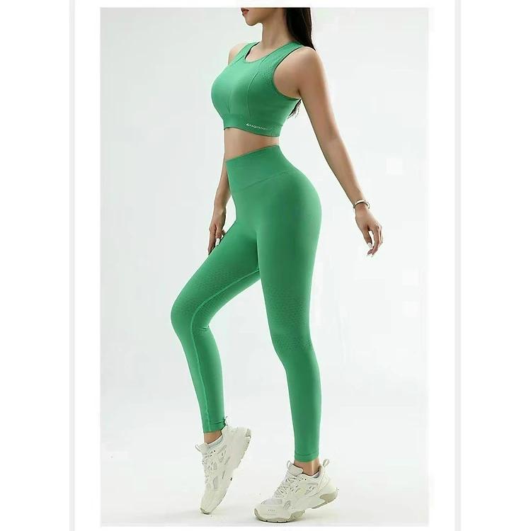 Đồ Tập Yoga Gym Nữ Dệt Kim Có Đệm Chống Sốc Ngực