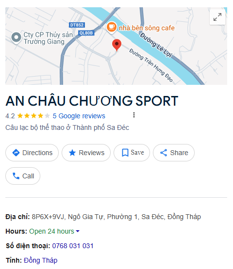 AN CHÂU CHƯƠNG SPORT