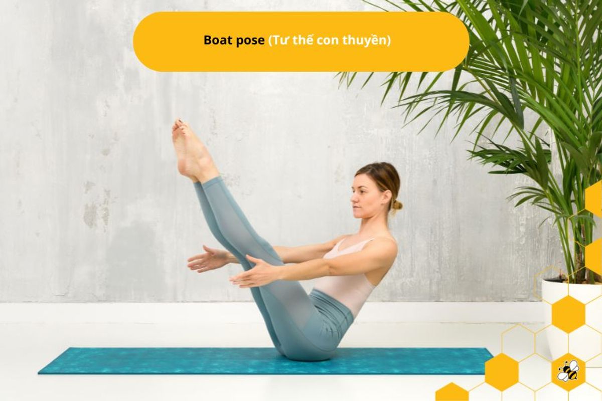 Boat pose (Tư thế con thuyền)