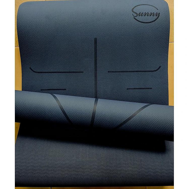 THẢM TẬP YOGA TPE ĐỊNH TUYẾN SUNNY 1 LỚP 8MM