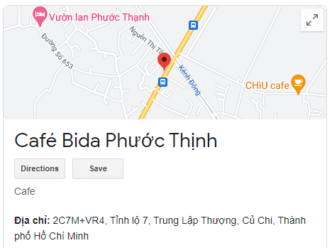 Café Bida Phước Thịnh