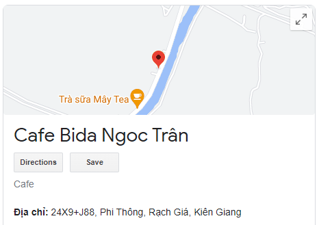 Cafe Bida Ngoc Trân