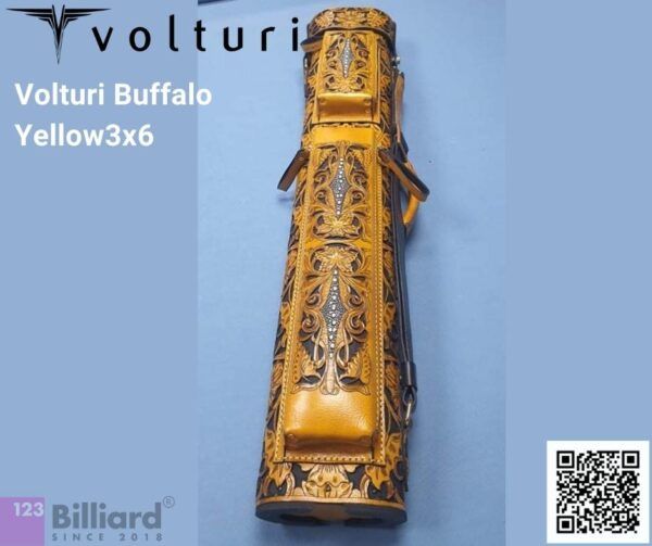 Bao đựng cơ Volturi Buffalo Yellow 3 gốc 6 ngọn