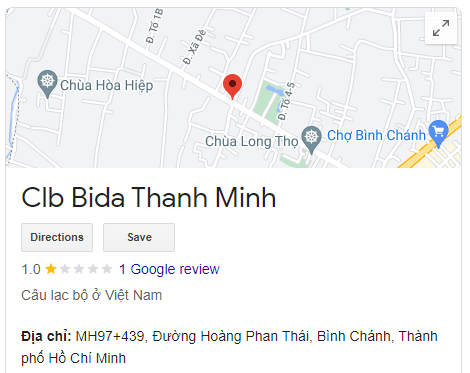 Clb Bida Thanh Minh