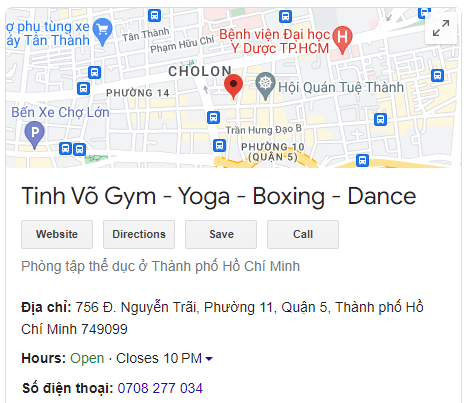 Tinh Võ Gym - Yoga - Boxing - Dance