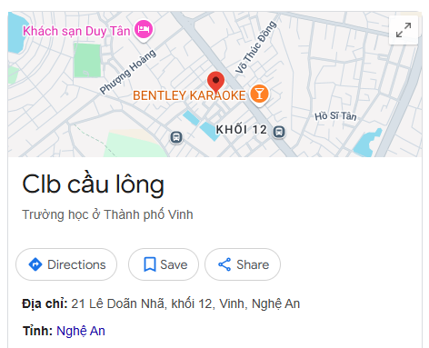 Clb cầu lông