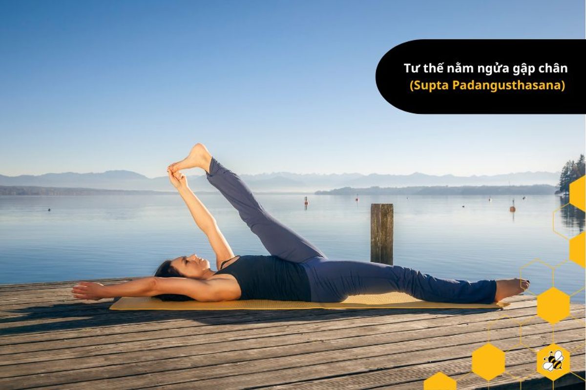 Tư thế nằm ngửa gập chân  (Supta Padangusthasana)