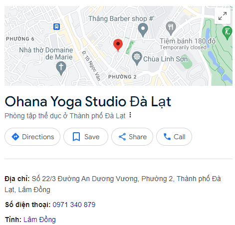 Ohana Yoga Studio Đà Lạt