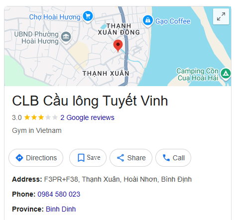 CLB Cầu lông Tuyết Vinh