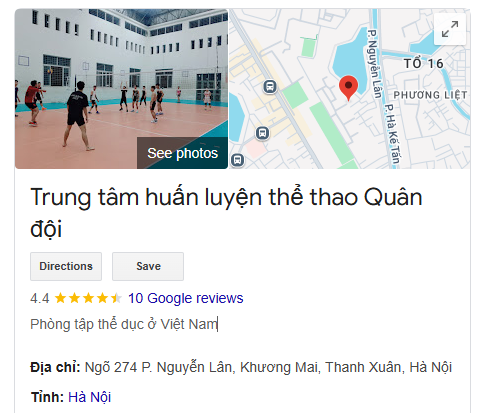 Trung tâm huấn luyện thể thao Quân đội