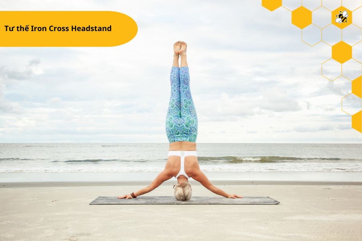 Tư thế Iron Cross Headstand