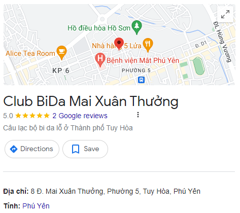 Club BiDa Mai Xuân Thưởng