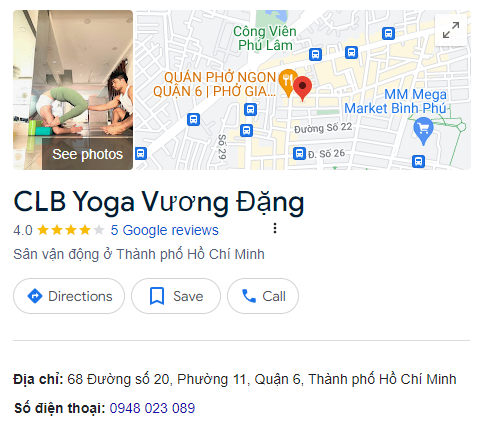 CLB Yoga Vương Đặng