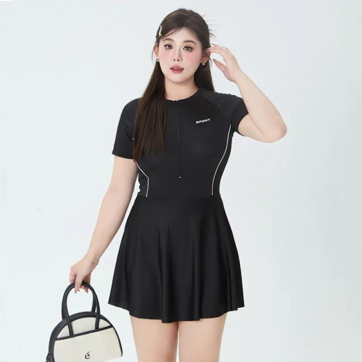 Bộ đồ bơi big size bigsize áo tắm đi biển một 1 mảnh liền thân che bụng kín đáo BS13