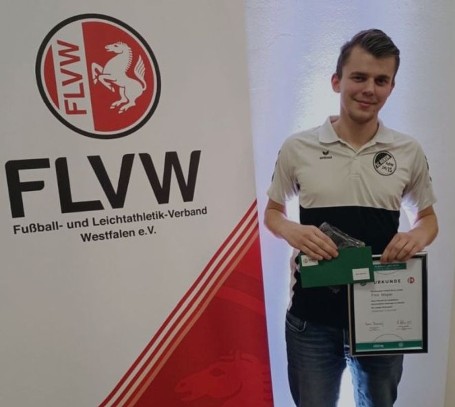 Auszeichnung für Finn Mayer!