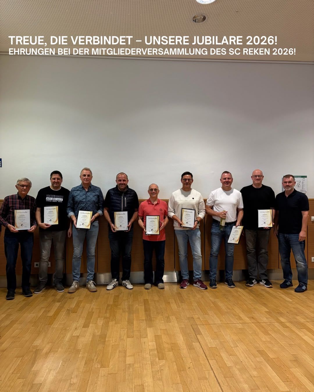 Ehrungen bei der Mitgliederversammlung
