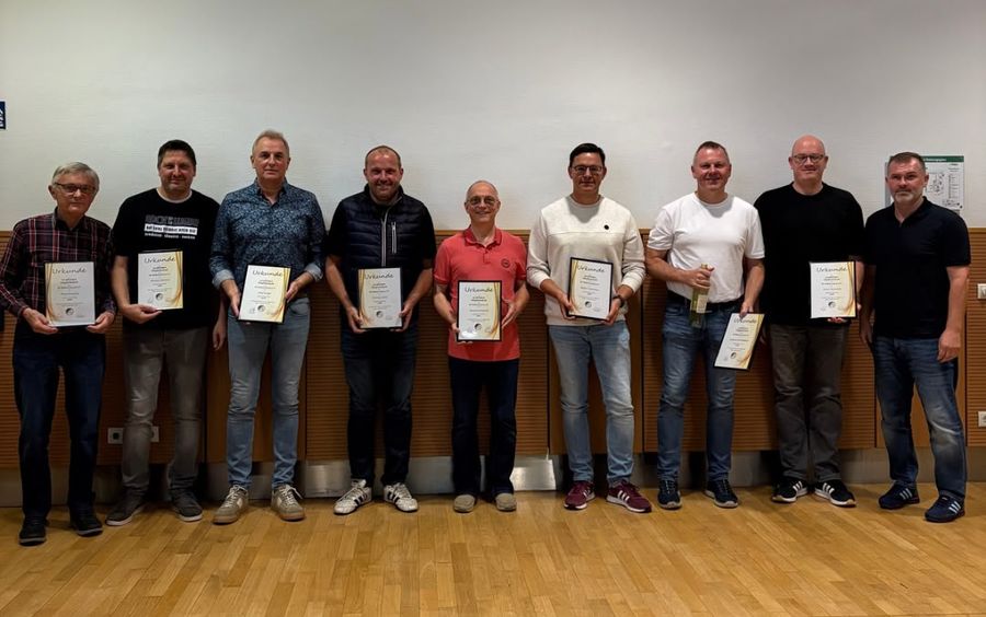 Ehrungen bei der Mitgliederversammlung