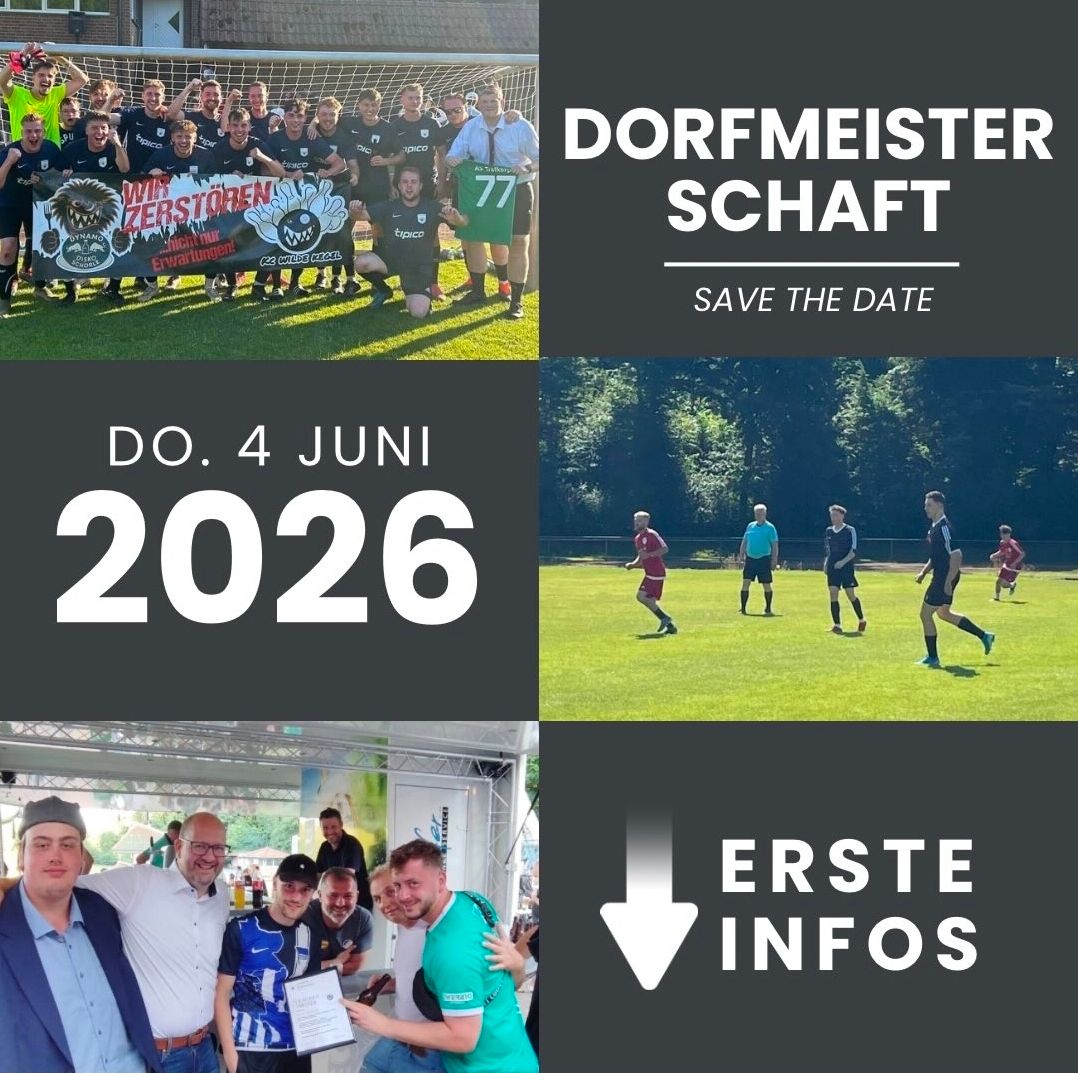 Save the date - Dorfmeisterschaft 2026